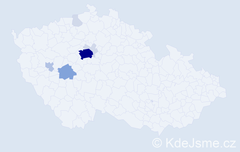 Příjmení: 'Fedurtso', počet výskytů 24 v celé ČR