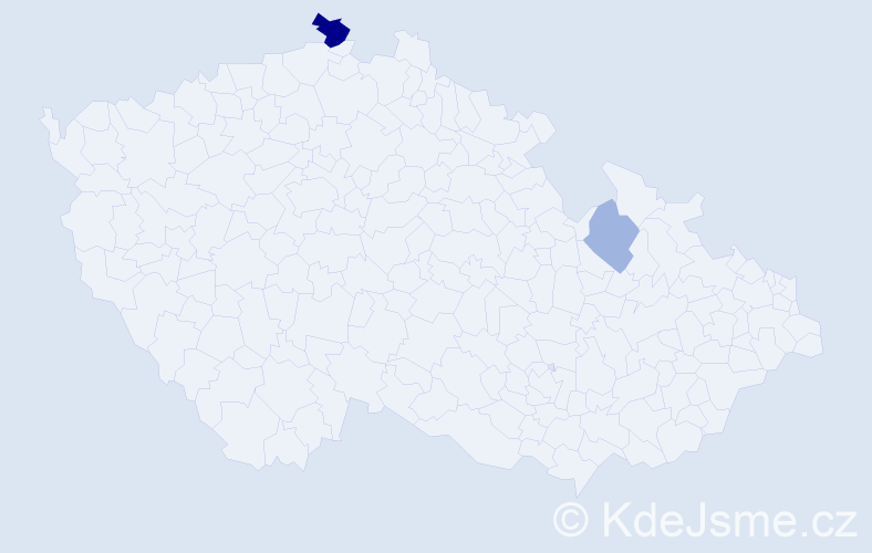 Příjmení: 'Künast', počet výskytů 4 v celé ČR