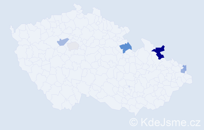 Příjmení: 'Olejniczak', počet výskytů 8 v celé ČR