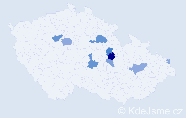 Příjmení: 'Rensa', počet výskytů 26 v celé ČR