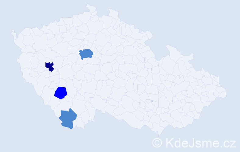 Příjmení: 'Stroner', počet výskytů 7 v celé ČR