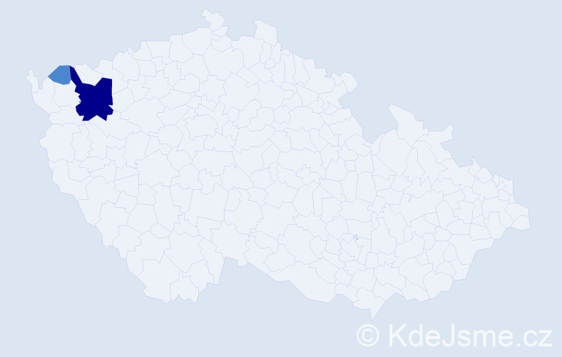 Příjmení: 'Rakoncás', počet výskytů 4 v celé ČR