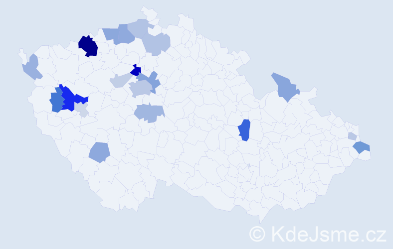 Příjmení: 'Reissová', počet výskytů 43 v celé ČR
