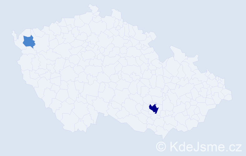 Příjmení: 'Suarez', počet výskytů 6 v celé ČR