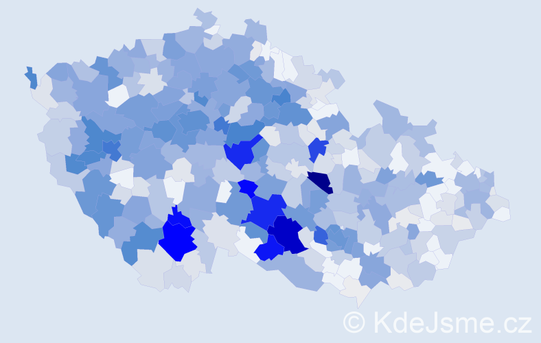 Příjmení: 'Trnka', počet výskytů 2958 v celé ČR