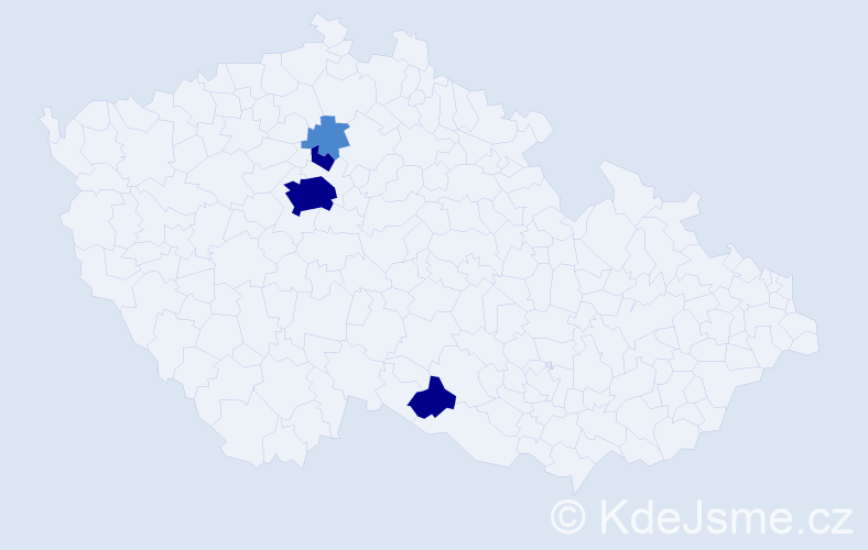 Příjmení: 'Votipka', počet výskytů 10 v celé ČR