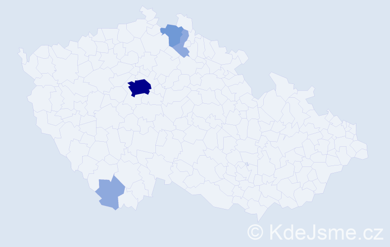 Příjmení: 'Schaeferová', počet výskytů 11 v celé ČR