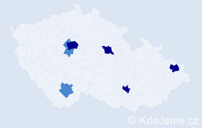 Příjmení: 'Badalyan', počet výskytů 14 v celé ČR