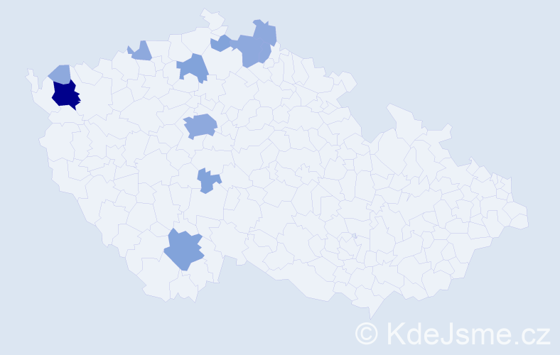 Příjmení: 'Runge', počet výskytů 22 v celé ČR