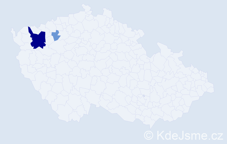Příjmení: 'Dragušinec', počet výskytů 9 v celé ČR