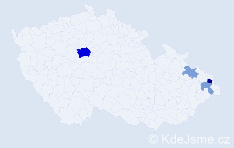 Příjmení: 'Dembowski', počet výskytů 17 v celé ČR