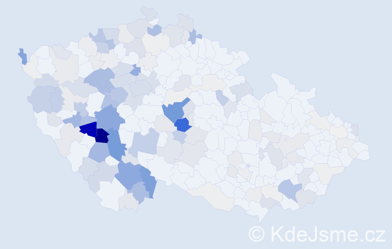 Příjmení: 'Viktora', počet výskytů 648 v celé ČR