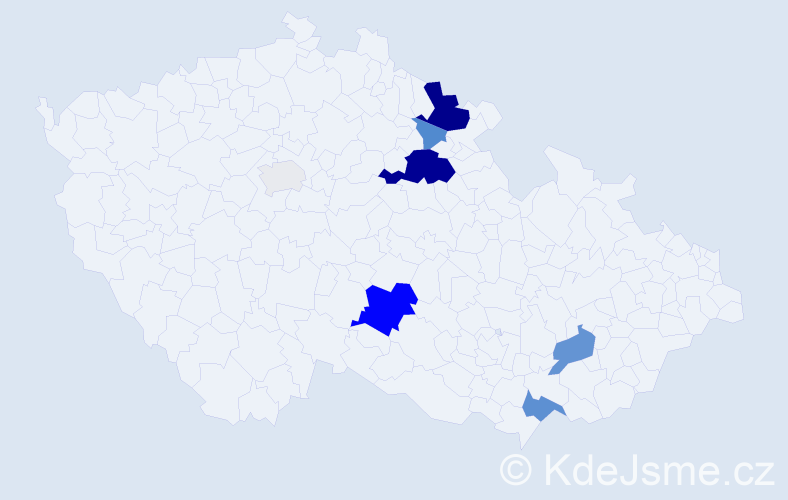 Příjmení: 'Gnolová', počet výskytů 24 v celé ČR