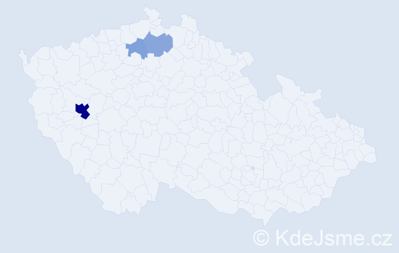 Příjmení: 'Krommer', počet výskytů 10 v celé ČR