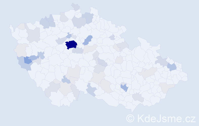 Příjmení: 'Felix', počet výskytů 188 v celé ČR
