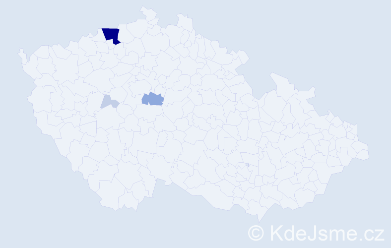 Příjmení: 'Ernygrová', počet výskytů 14 v celé ČR