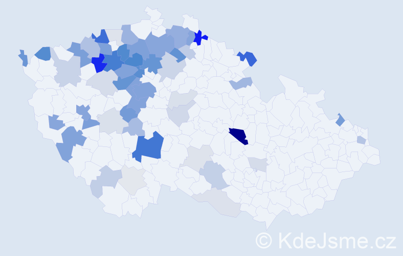 Příjmení: 'Pleticha', počet výskytů 221 v celé ČR