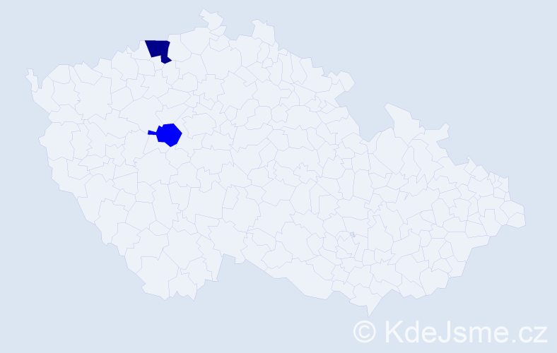Příjmení: 'Agaeva', počet výskytů 3 v celé ČR