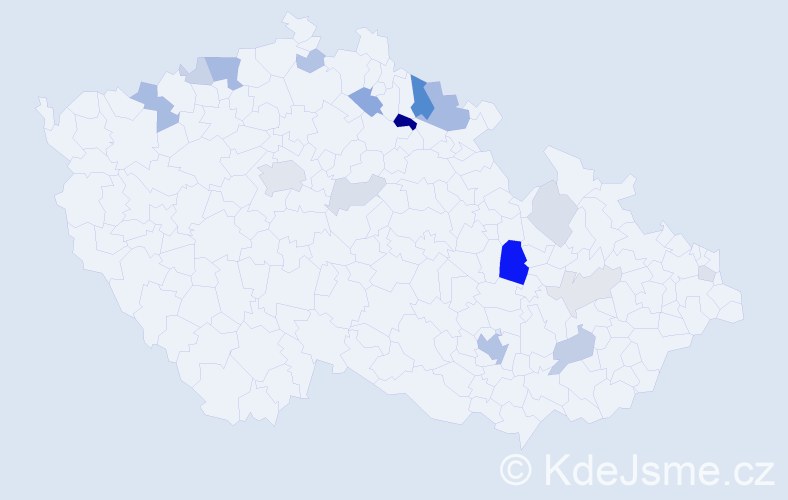 Příjmení: 'Messner', počet výskytů 48 v celé ČR