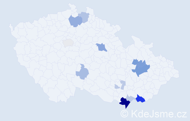 Příjmení: 'Nejeschleba', počet výskytů 32 v celé ČR