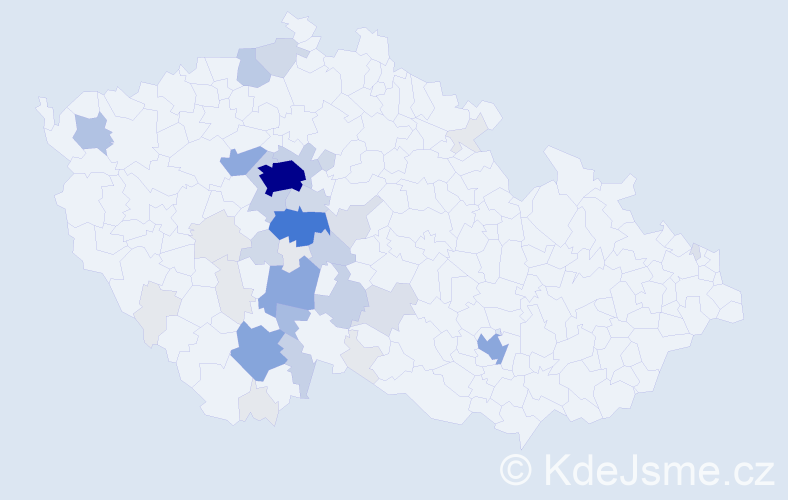 Příjmení: 'Sejková', počet výskytů 175 v celé ČR