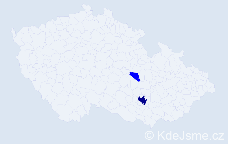 Příjmení: 'Salinas', počet výskytů 3 v celé ČR