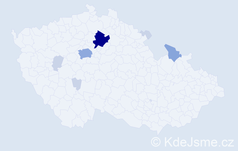 Příjmení: 'Viglášová', počet výskytů 21 v celé ČR