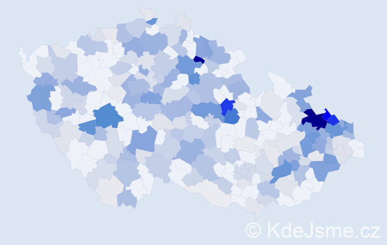 Příjmení: 'Stoklasová', počet výskytů 1146 v celé ČR