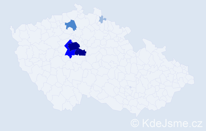 Příjmení: 'Drahotínská', počet výskytů 14 v celé ČR