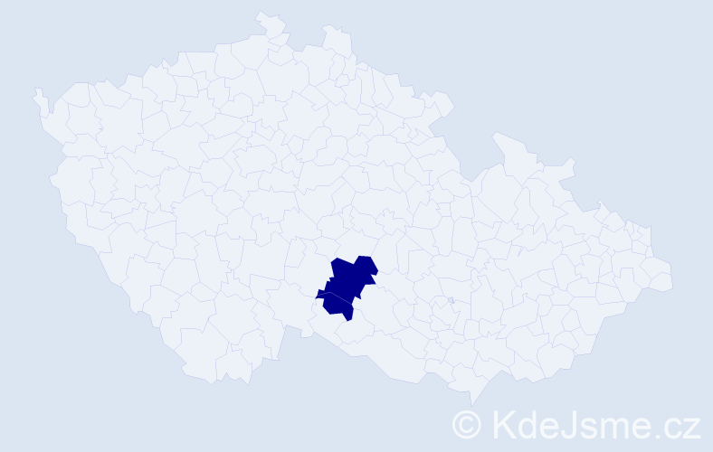 Příjmení: 'Nemsillová', počet výskytů 2 v celé ČR