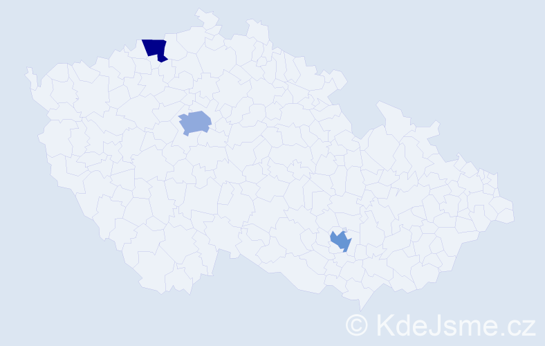 Příjmení: 'Patsyuk', počet výskytů 7 v celé ČR