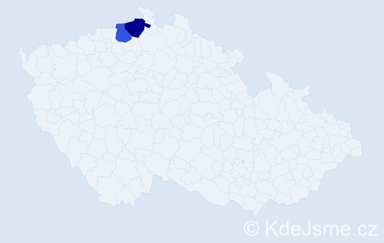 Příjmení: 'Bzura', počet výskytů 9 v celé ČR