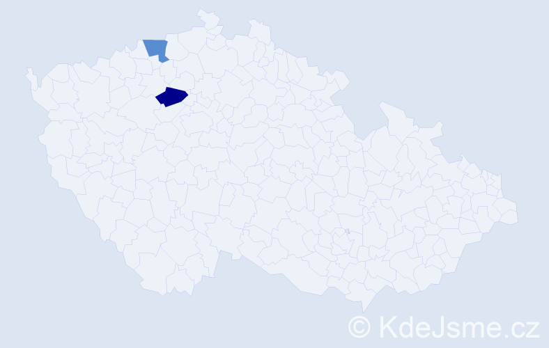 Příjmení: 'Karpach', počet výskytů 2 v celé ČR