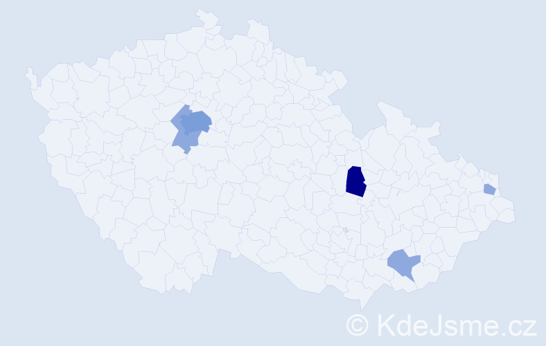 Příjmení: 'Cedzo', počet výskytů 12 v celé ČR