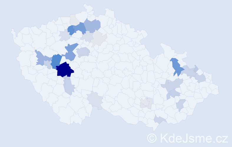 Příjmení: 'Šmatlák', počet výskytů 149 v celé ČR
