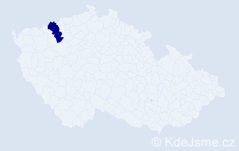 Příjmení: 'Háznerová', počet výskytů 2 v celé ČR