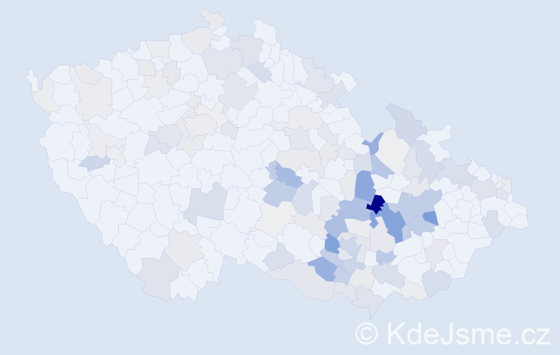 Příjmení: 'Antl', počet výskytů 394 v celé ČR