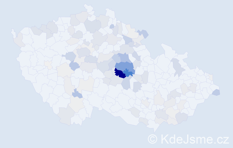 Příjmení: 'Joska', počet výskytů 337 v celé ČR