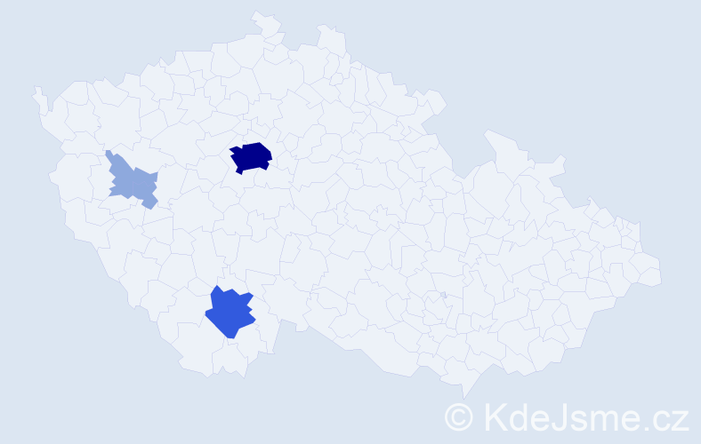 Příjmení: 'Zewel', počet výskytů 10 v celé ČR
