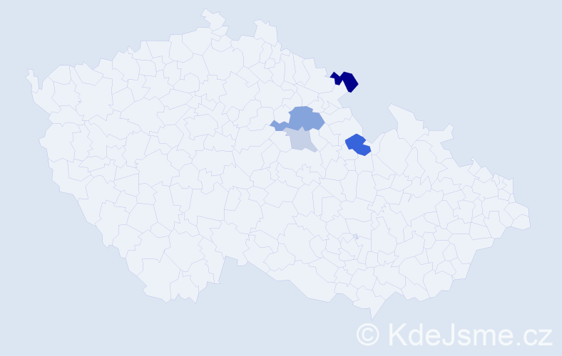 Příjmení: 'Krögler', počet výskytů 8 v celé ČR