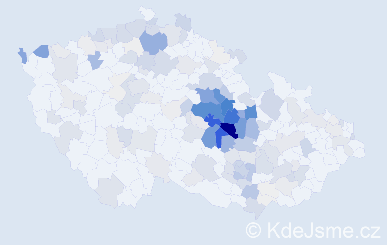 Příjmení: 'Filipi', počet výskytů 802 v celé ČR