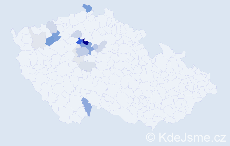 Příjmení: 'Purnoch', počet výskytů 72 v celé ČR