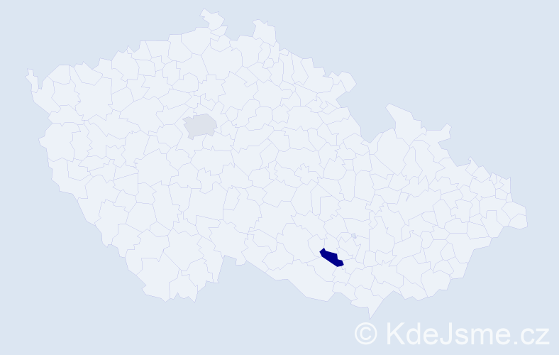 Příjmení: 'Sul', počet výskytů 2 v celé ČR