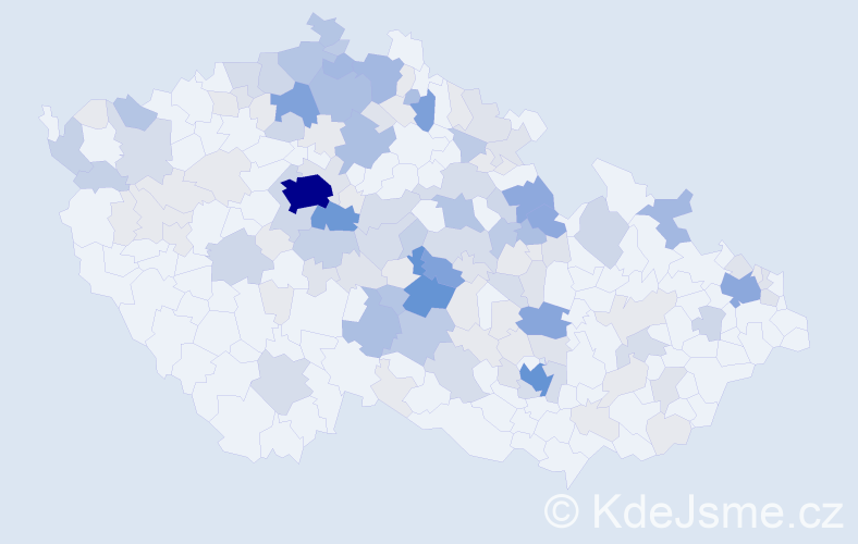 Příjmení: 'Plíhal', počet výskytů 484 v celé ČR