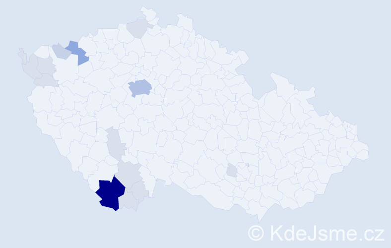 Příjmení: 'Salzerová', počet výskytů 42 v celé ČR