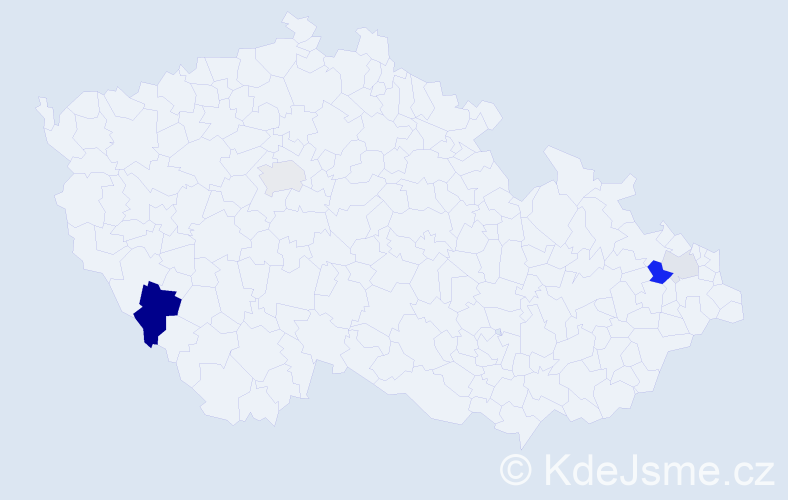 Příjmení: 'Ballaschová', počet výskytů 10 v celé ČR