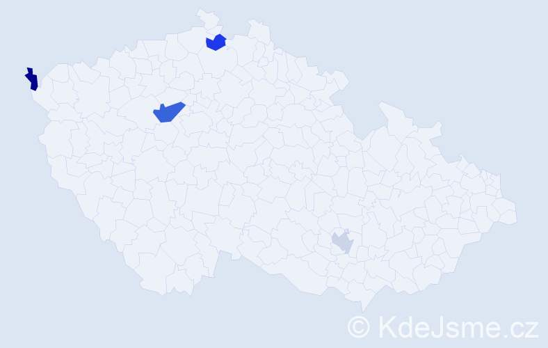 Příjmení: 'Yildiz', počet výskytů 6 v celé ČR