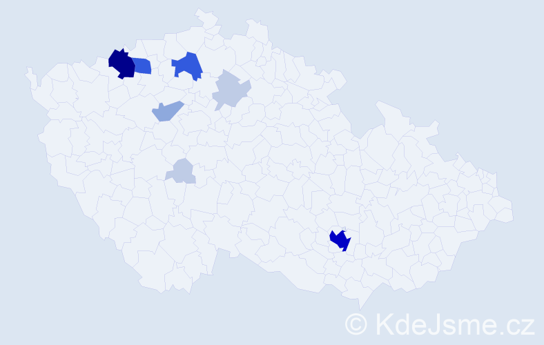 Příjmení: 'Szalka', počet výskytů 35 v celé ČR