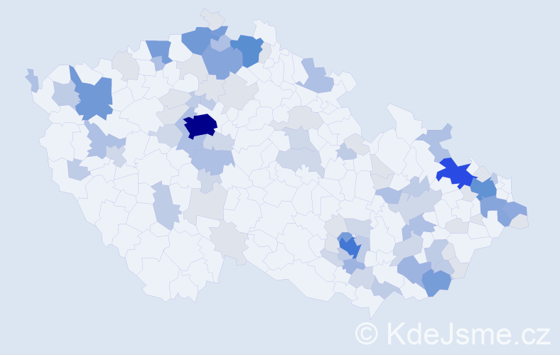 Příjmení: 'Heinrich', počet výskytů 297 v celé ČR