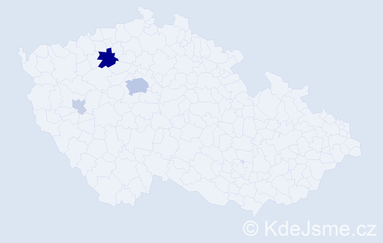 Příjmení: 'Prokopyuk', počet výskytů 12 v celé ČR
